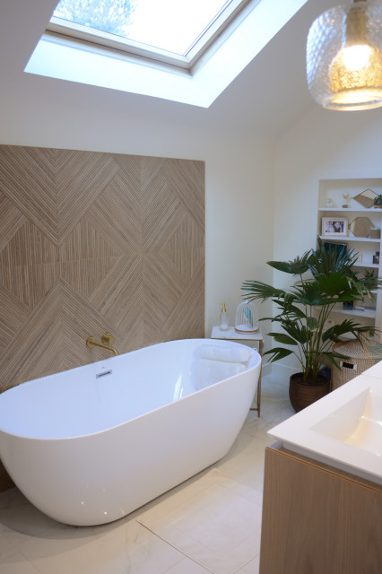 R&eacute;novation compl&egrave;te &agrave; Chaville minimalistisch-badezimmer