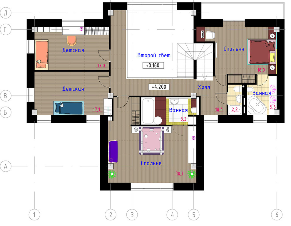 Интерьер коттеджа в современном стиле