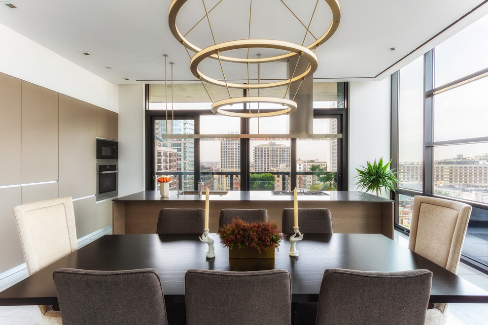 Chicago Highrise Condo - Modern - Dining Room - Chicago - by Jenna