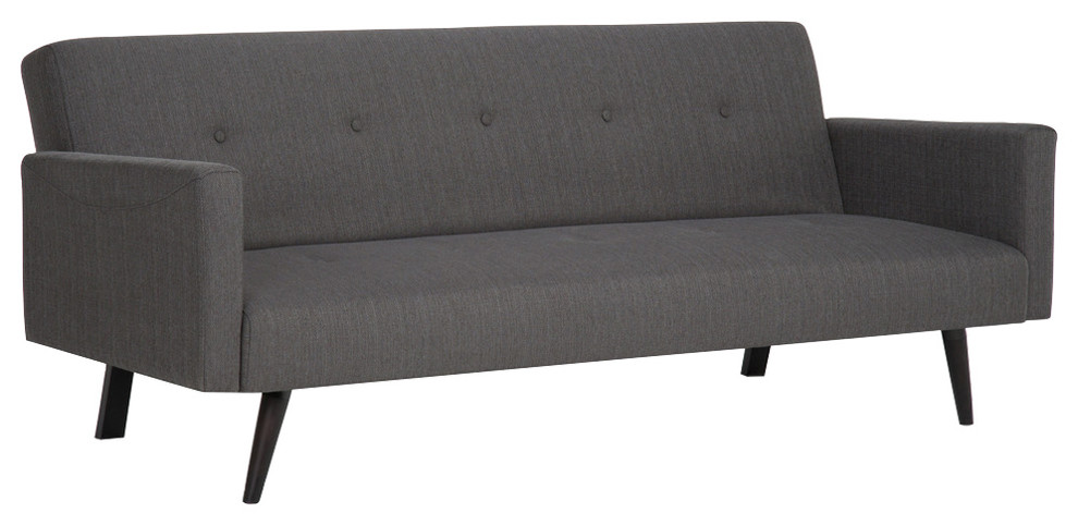 Morgan Transitional 77x34x30 Sofa Bed Midcentury Futons By Simpli Home Ltd