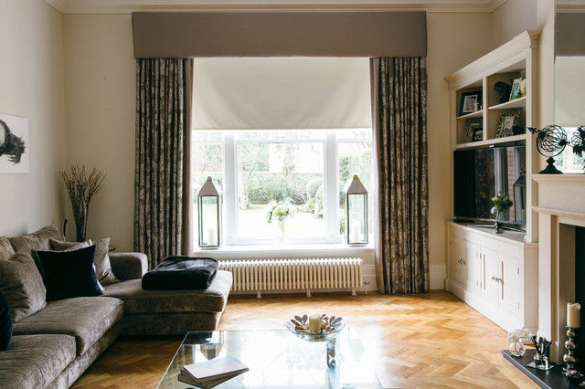 Luxury Home transitional-living-room