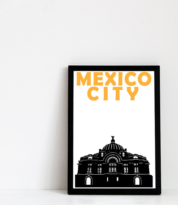 Mexico City Art Print by Pomalia