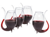 Oenophilia Porto Sippers Set Of 4 - Hand-Blown Glass Dessert Wine & Port Glasses, 17th Century Inspired Design