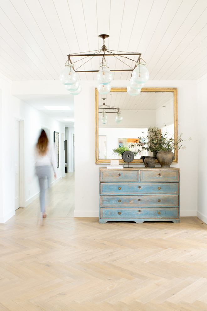 Inspiration for a beach style entryway in Los Angeles.