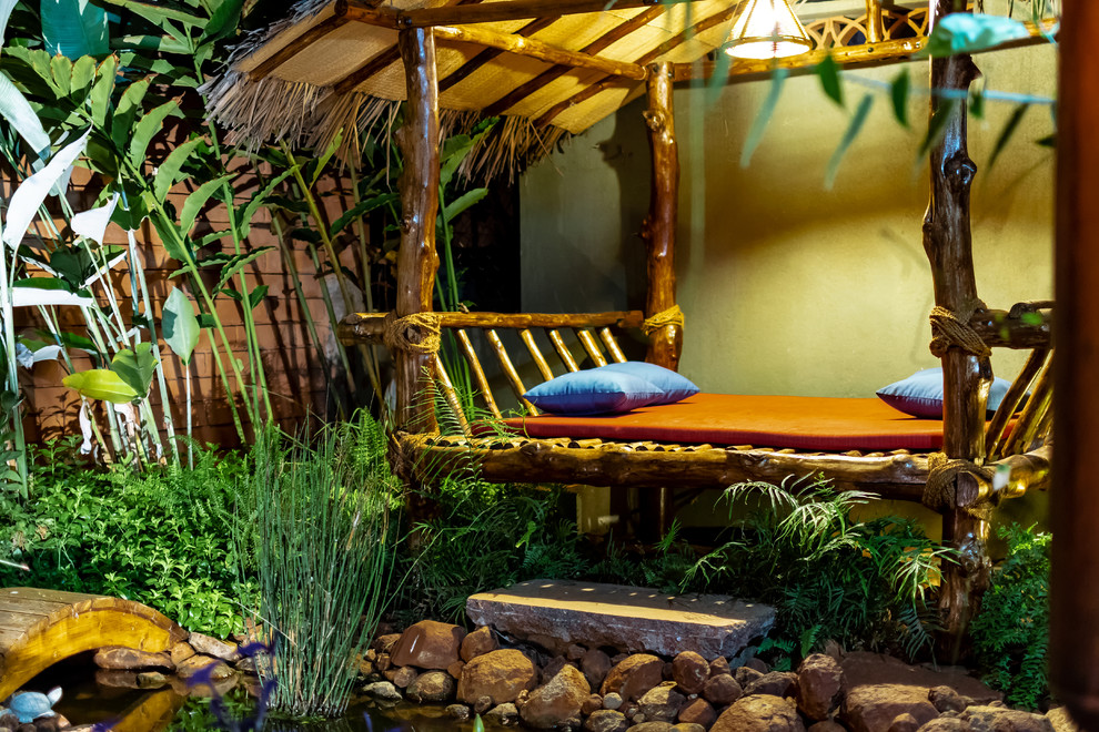 Photo of an Indian garden in Bengaluru.