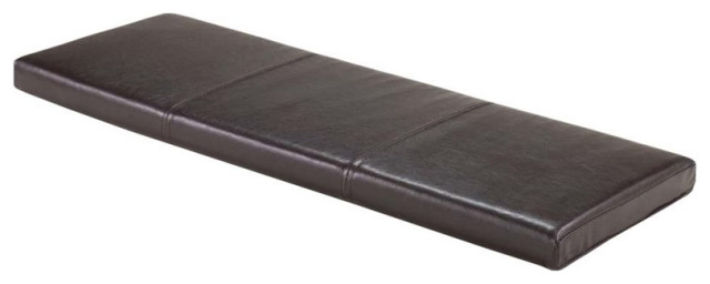 faux leather bench seat pads