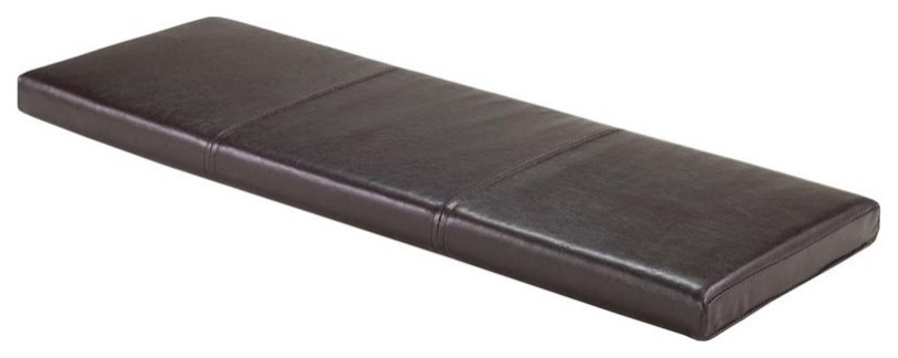 Winsome Wood 92303 Boris Cushion Bench Seat PU Leather 