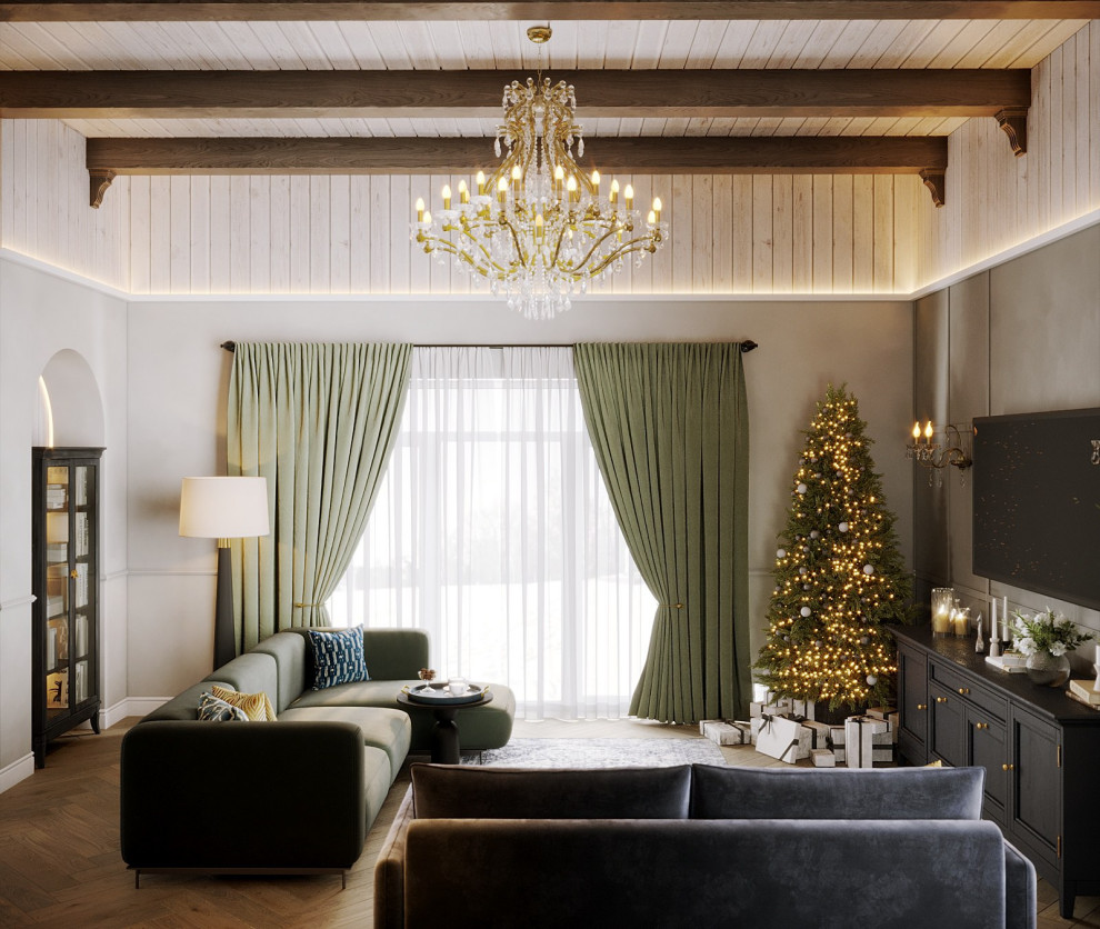 Усадьба в Павловске. Проект интерьера загородного дома.