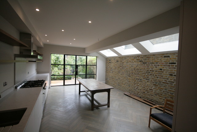 Eclectic Kitchen London Side infill extension London eclectic-kitchen