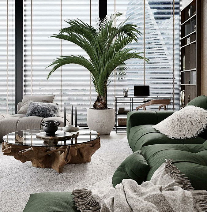 КВАРТИРА В БАЛИЙСКОМ СТИЛЕ В МОСКВА-СИТИ