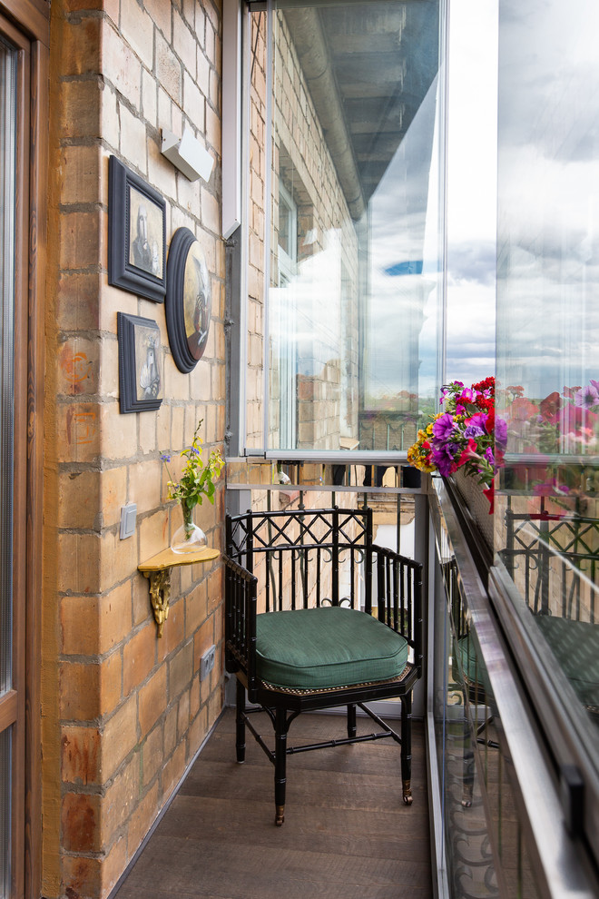 Квартира в Москве 56 м2 Industrial Balcony Moscow by Masha