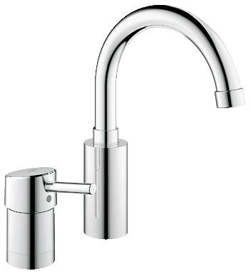 Grohe 34273001 Concetto 2-Hole Single-Handle Bathtub Faucet, Starlight Chrome
