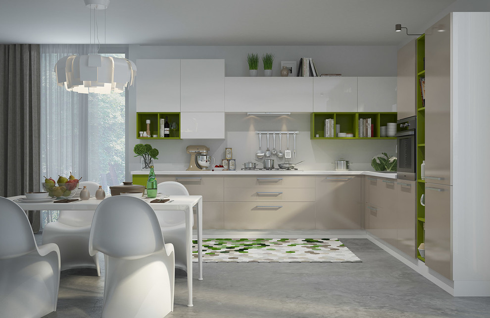 Современные Глянцевые кухни