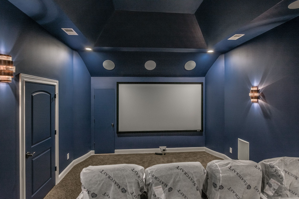 Heath Preston - French Country - Home Theater - Nashville - by JR ...