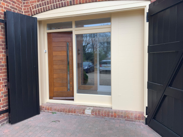 Barn Renovation externally lantlig-entre