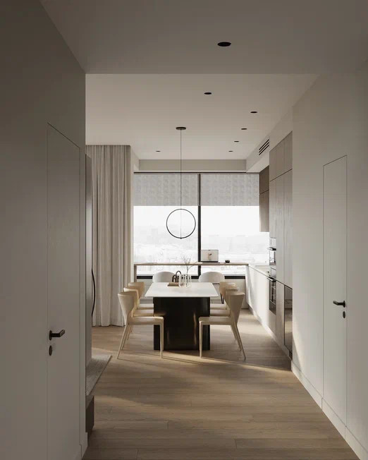 Красивая и светлая квартира в современном стиле