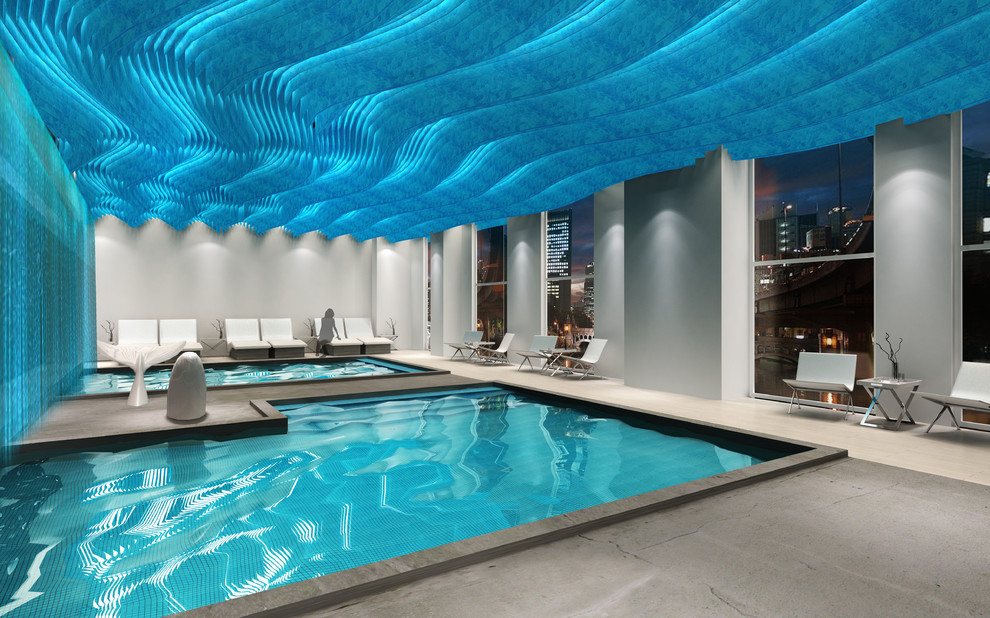 Свежая идея для дизайна: бассейн в восточном стиле - отличное фото интерьера