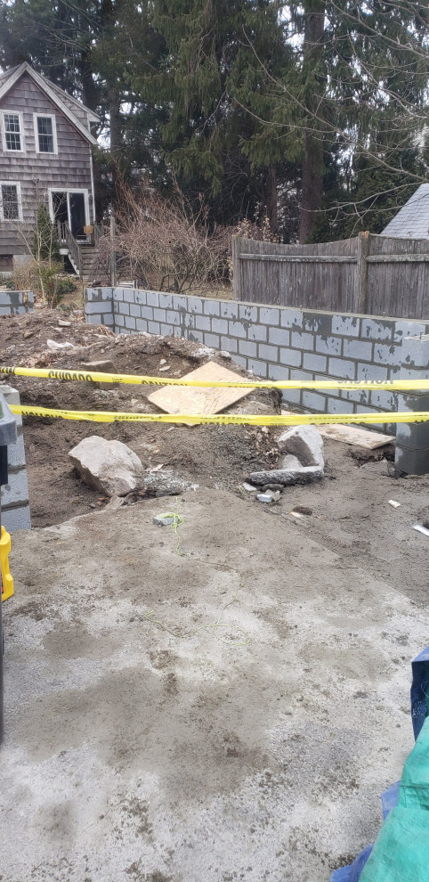 Addition Project Block Foundation
