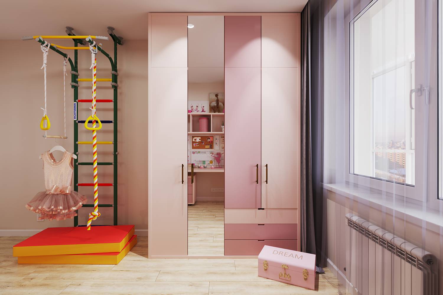 Яркая квартира в ЖК Рубин