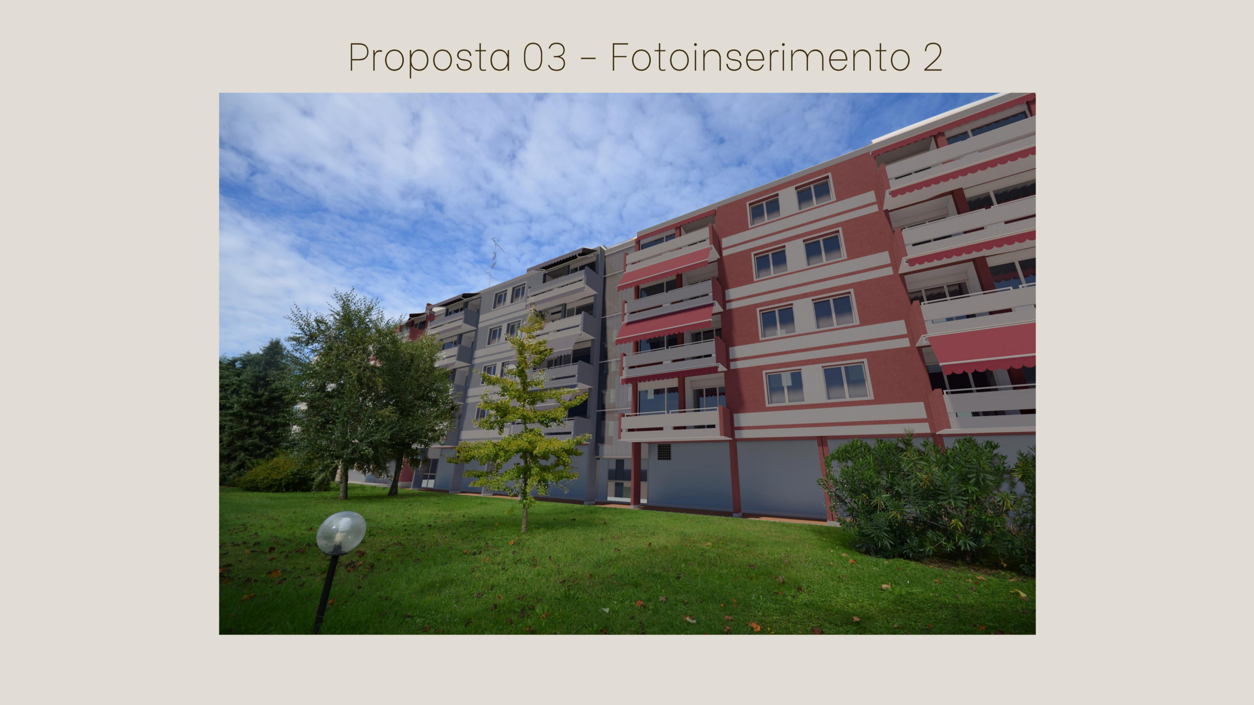 Condominio dei Pioppi, intervento con bonus 110