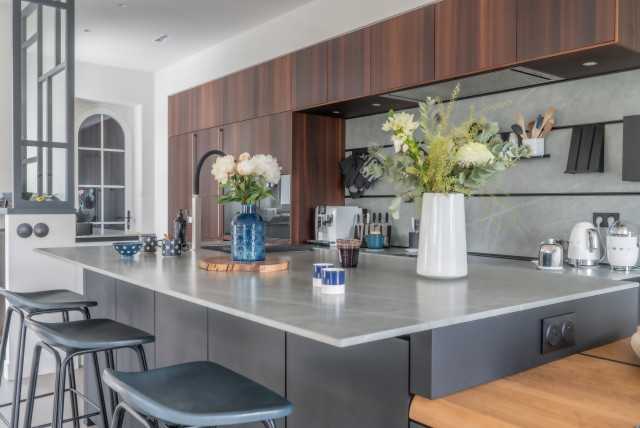 Mon dernier  travail contemporary-kitchen