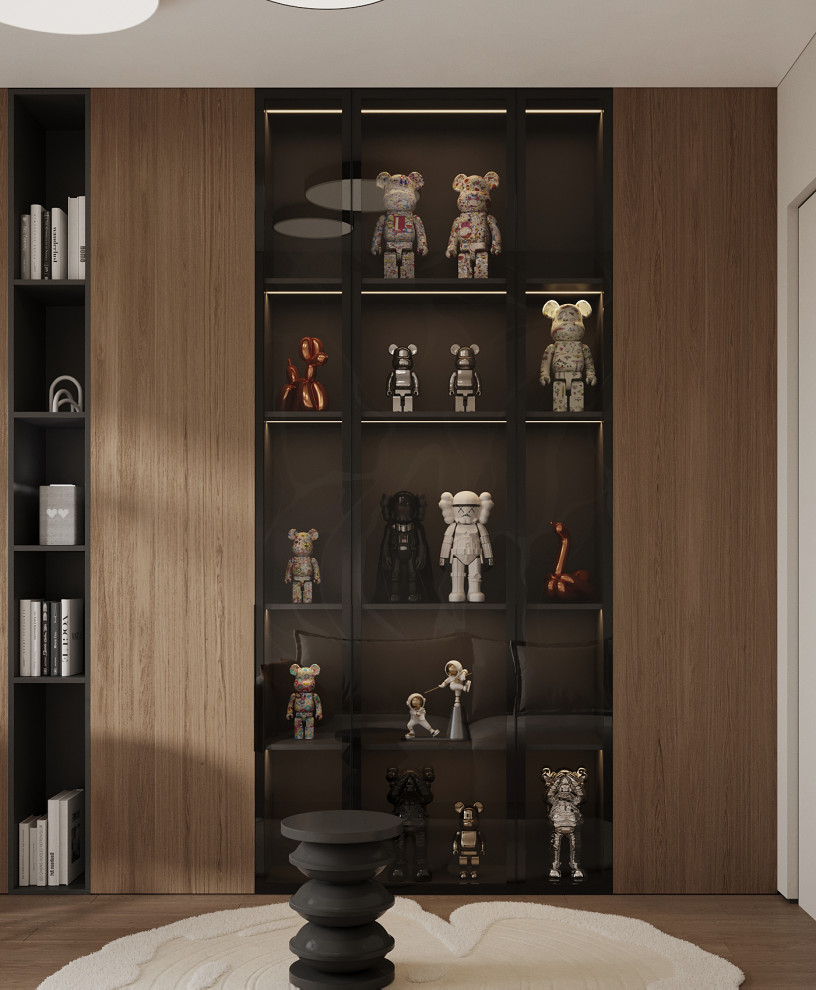 Брутальный интерьер квартиры 85 кв.м. в Москве. Проект