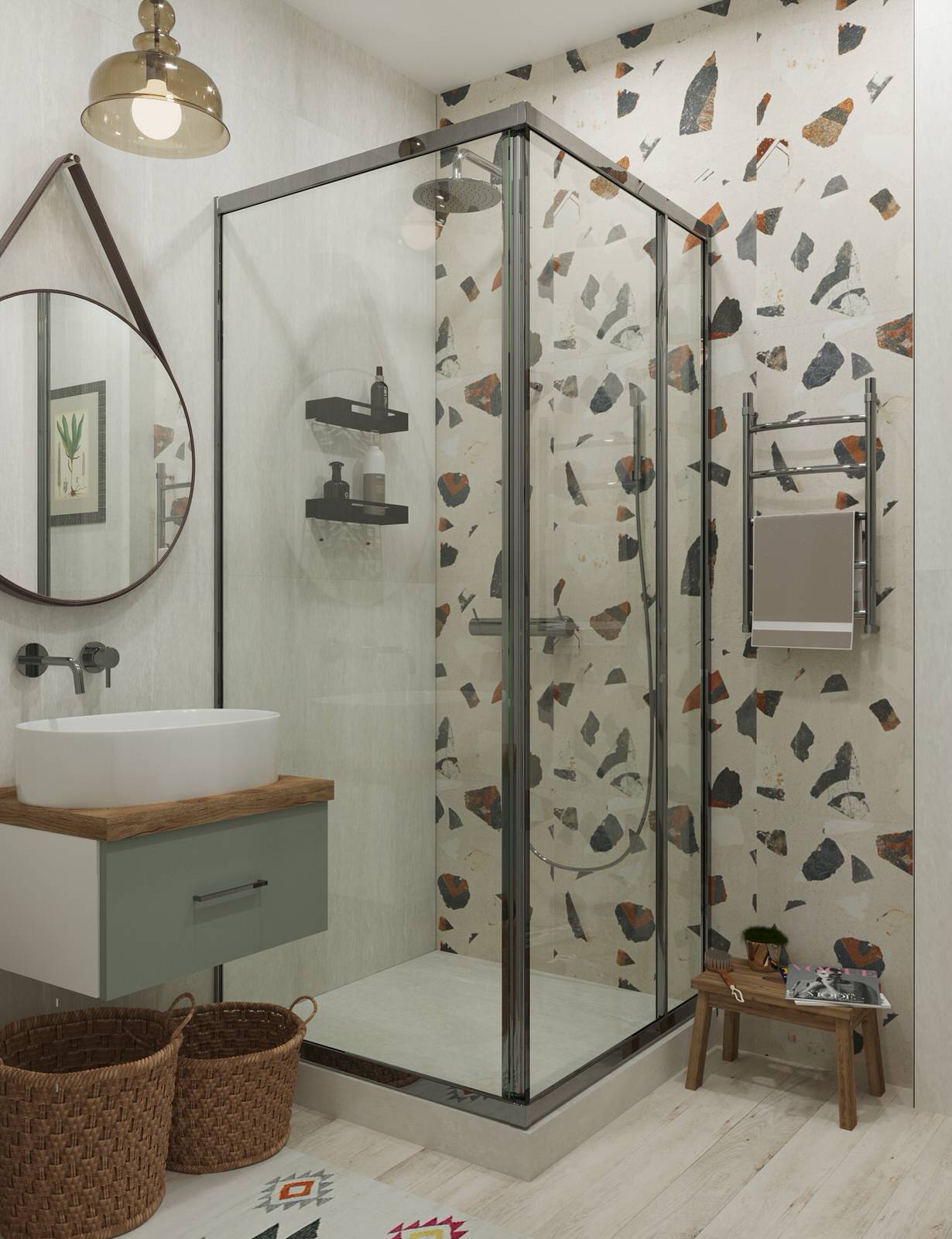 Однокомнатная квартира в стиле Бохо