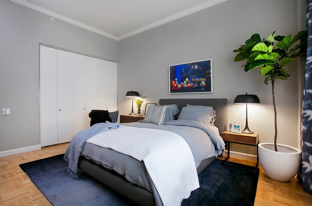 Upper West Side Duplex contemporain-chambre