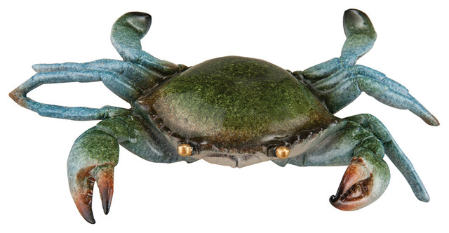 Crab Shack Decor Lifelike Blue Crab Replicas 6 inch Seafood Restaurant Decor 