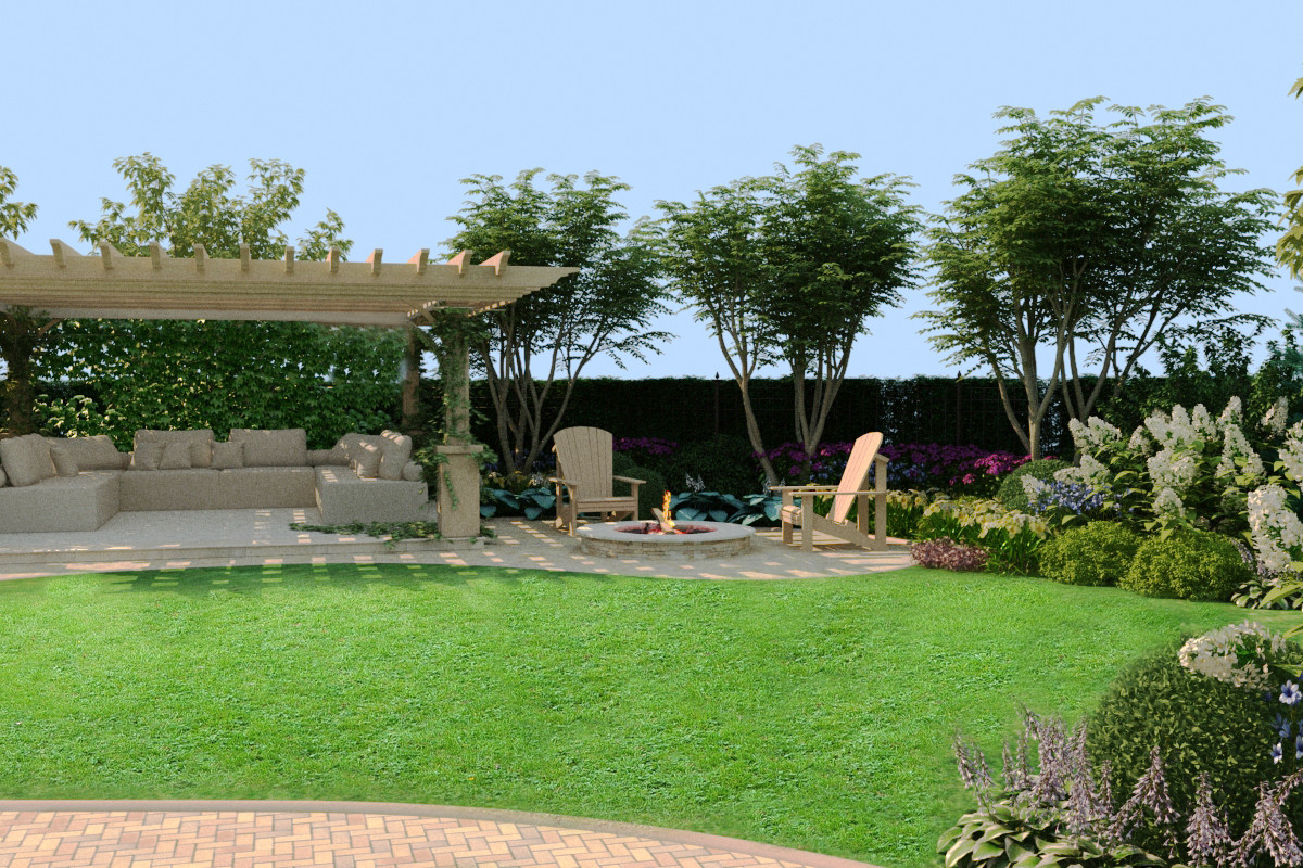 Дизайн-проект в 3D 12 соток