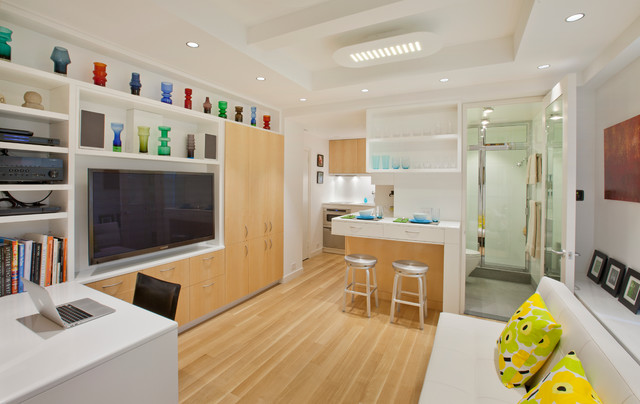 Houzz Tour A 340 Sq Ft Home Fits In Plenty Of Comfort And Style