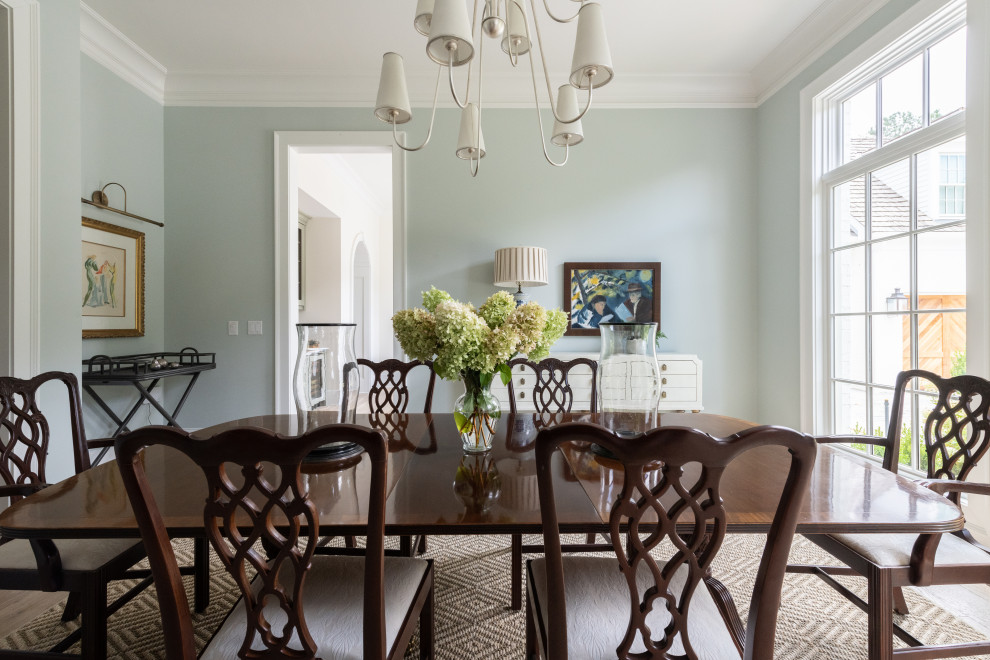 This is an example of a farmhouse dining room in Atlanta.