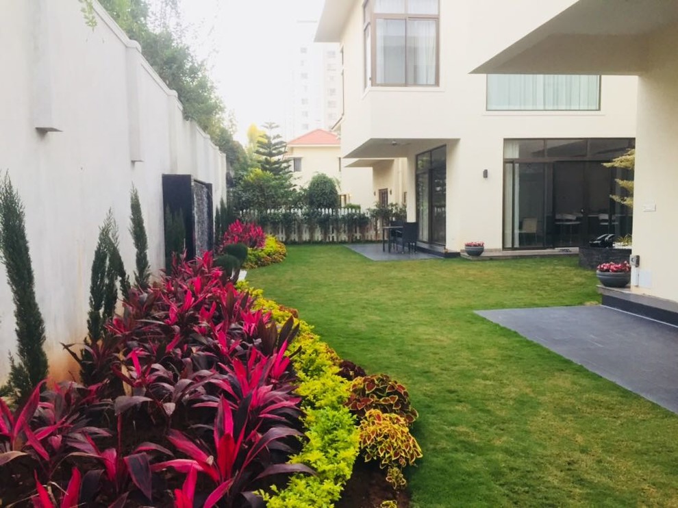 This is an example of an Indian garden in Bengaluru.