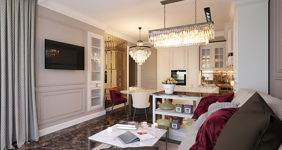 Квартира в стиле арт-деко для молодой пары