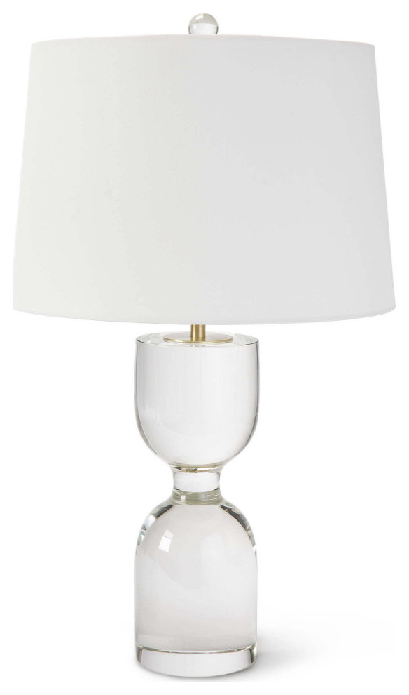 Joan Crystal Table Lamp Large Transitional Table Lamps by