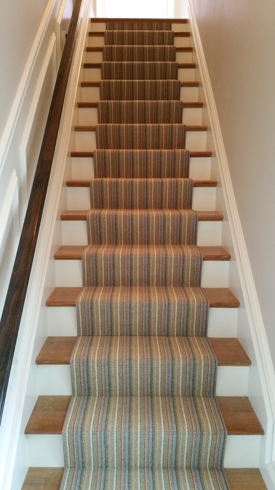 Rugs & Runners Modern Staircase Boston by Bradford Carpet One