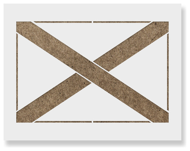 Alabama State Flag Stencil for DIY Projects Contemporary Wall