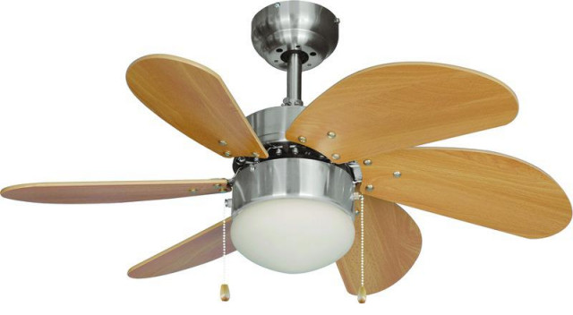 Monterey 30 Ceiling Fan Satin Nickel