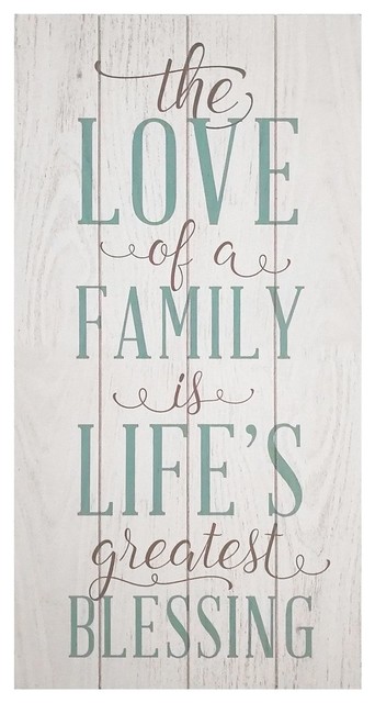 Rustic The Love Of Family Wall Art