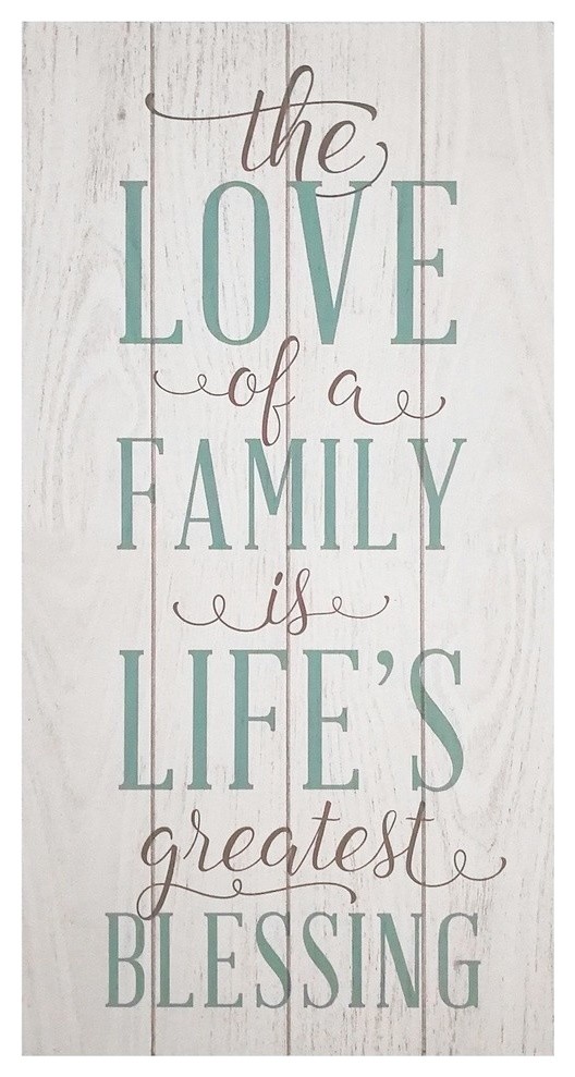 Rustic The Love Of Family Wall Art