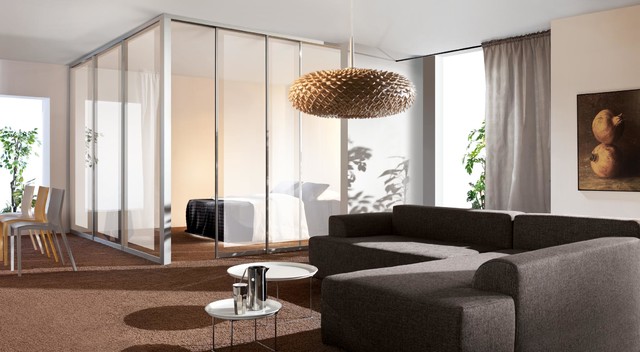 loft room divider - contemporary - living room - toronto -