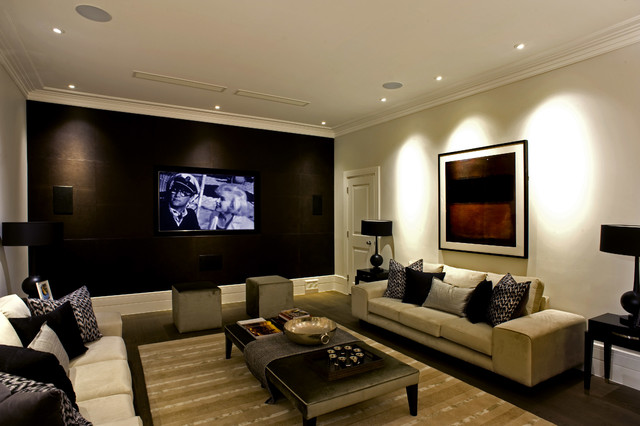 Roehampton Development transitional-home-theater