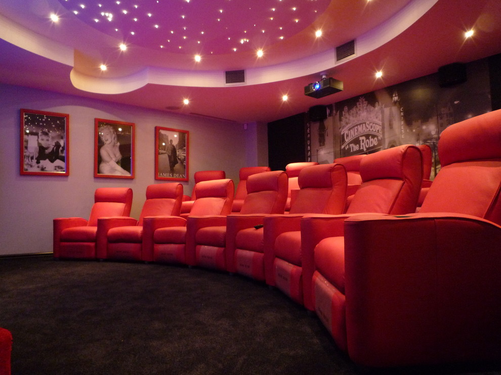 Cinema Alfrancois Home Theater Other by Cinema Architects Houzz