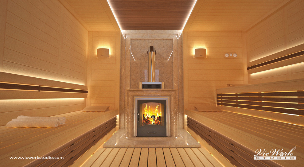 SPA zone. H Residence interiors