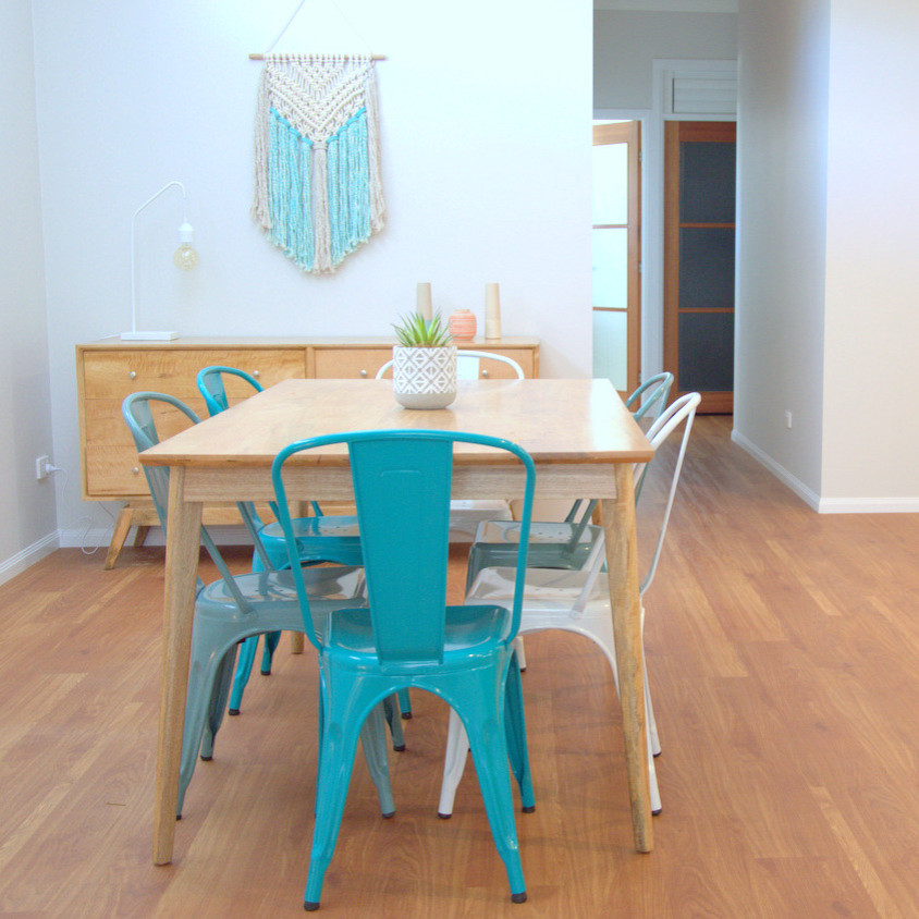 Design ideas for a large contemporary gender-neutral kids' playroom for kids 4-10 years old in Townsville with grey walls and vinyl floors.