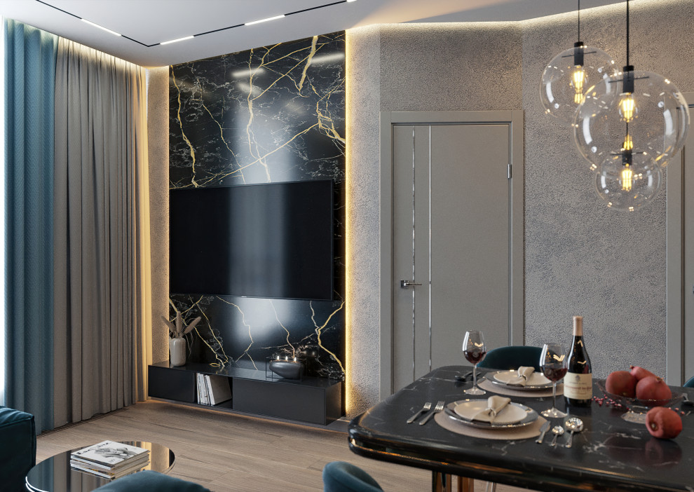 3D визуализация. Квартира в Москве, 73 м2