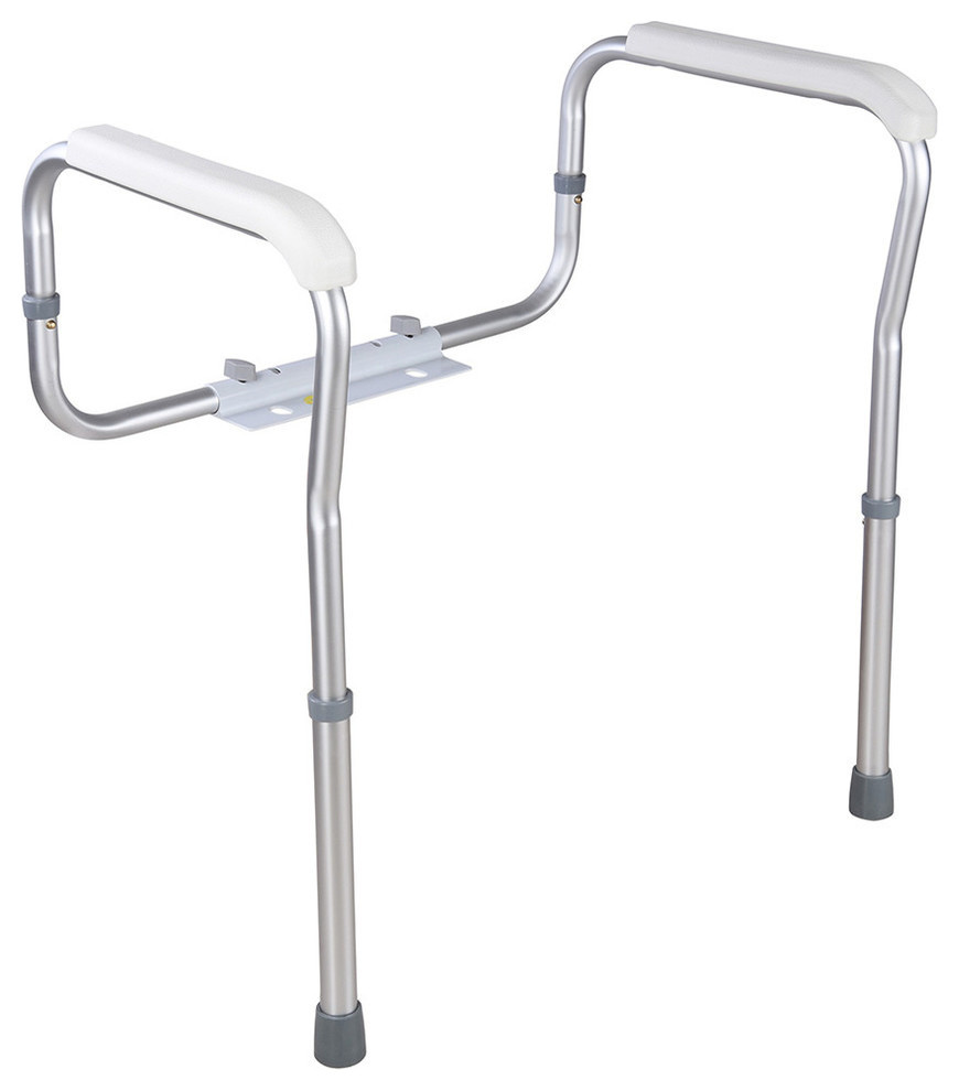 Adjustable Toilet Safety Rail Grab Bar Bathroom Safety for Elderly