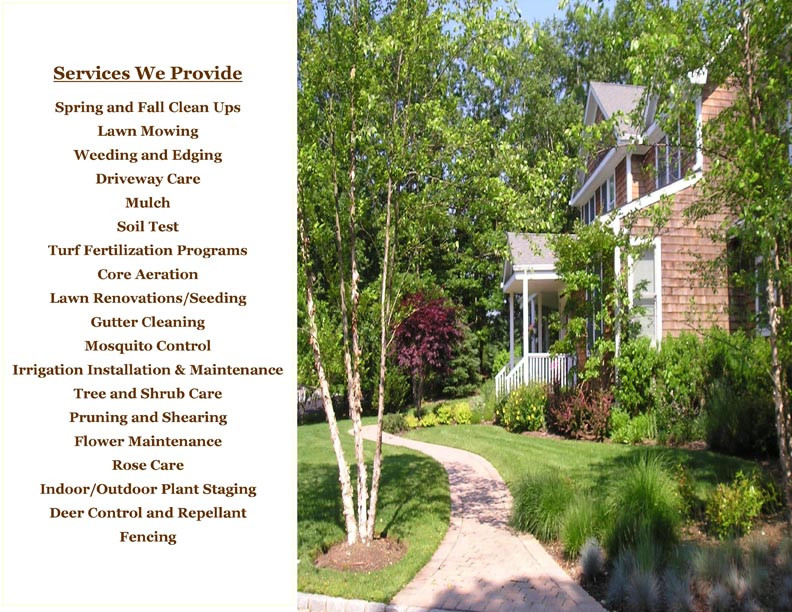 Scope of Services we offer for our clients