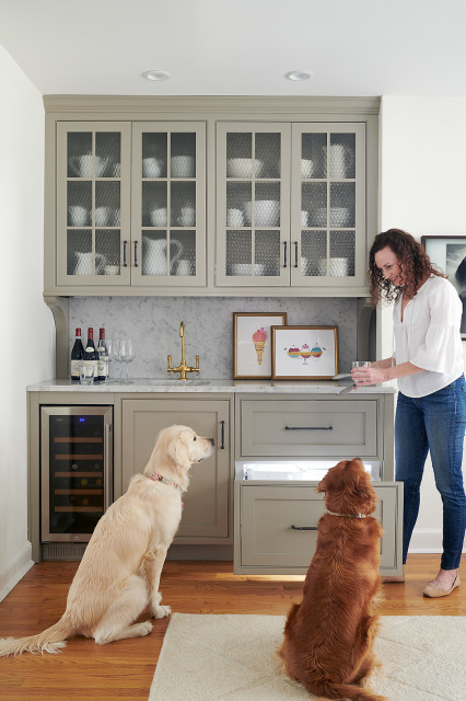 Mainline Transitional Kitchen nyklassisk-alrum