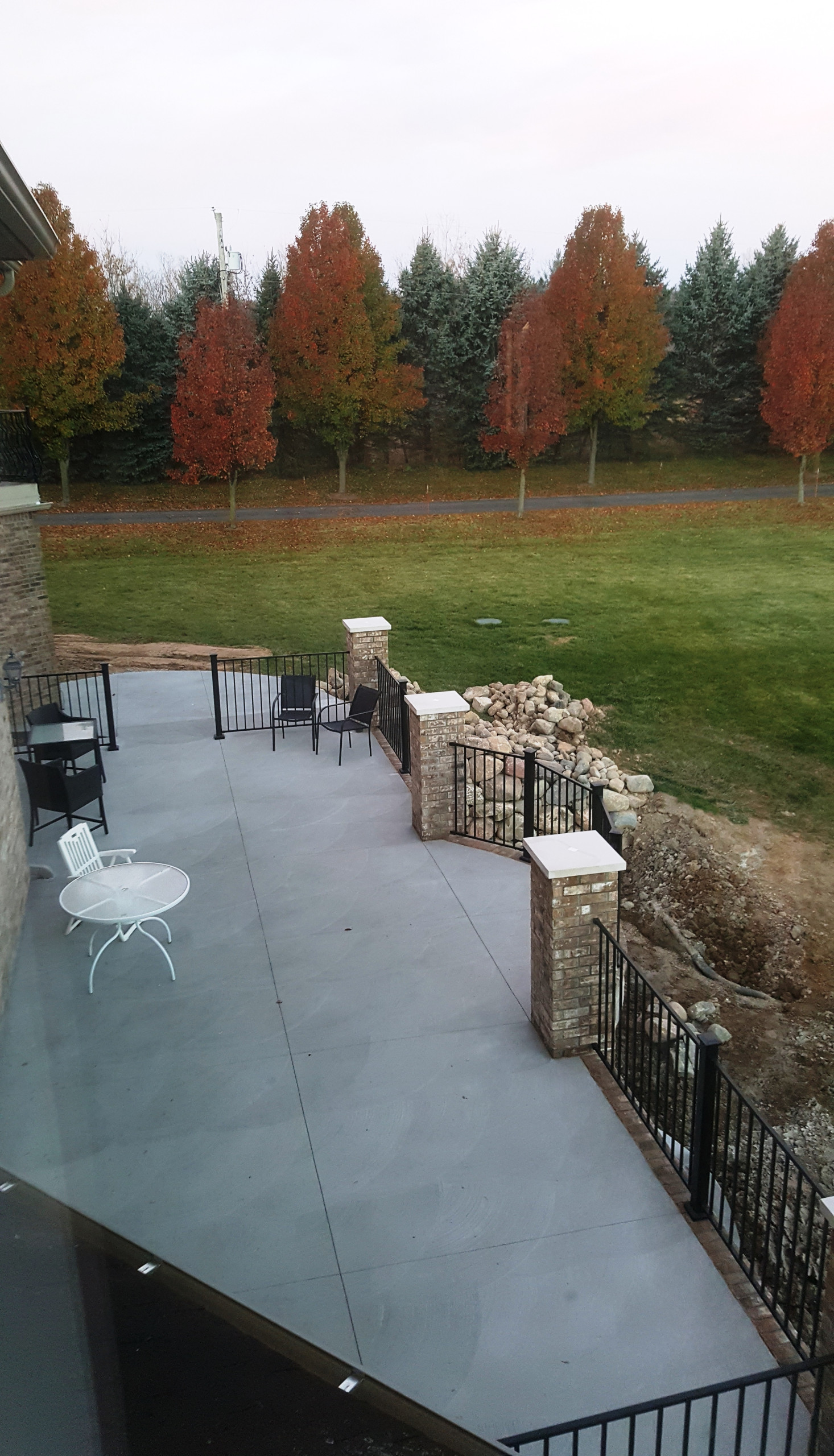 Custom Steel-Cement Raised Deck